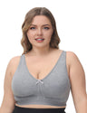 Women Plus Size Cotton Wireless Bra | PRUSES - PRUSES