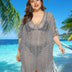 Women Plus Size Crochet Beach Dresses Cover Up - PRUSES