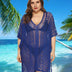 Women Plus Size Crochet Beach Dresses Cover Up - PRUSES