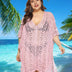 Women Plus Size Crochet Beach Dresses Cover Up - PRUSES