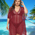 Women Plus Size Crochet Beach Dresses Cover Up - PRUSES