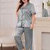 Women Plus Size Elegant Ice Silk Pajamas | PRUSES - PRUSES