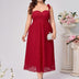 Women Plus Size Elegant Lace Slip Dress | PRUSES - PRUSES