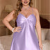 Women Plus Size Elegant Satin Nightgown | PRUSES - PRUSES