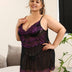 Women Plus Size Embroidered Lace Babydoll | PRUSES - PRUSES