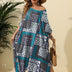 Women Plus Size Ethnic Print Loose Cover Up | PRUSES - PRUSES