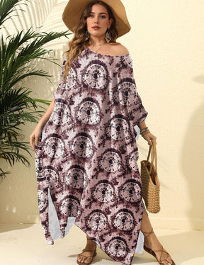 Women Plus Size Fireworks Print Cover - Up | PRUSES - PRUSES
