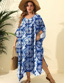 Women Plus Size Fireworks Print Cover - Up | PRUSES - PRUSES