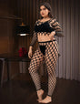 Women Plus Size Fishnet Bodystocking | PRUSES - PRUSES