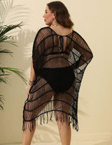 Women Plus Size Fringed Bikini Cover - up | PRUSES - PRUSES