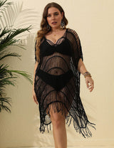 Women Plus Size Fringed Bikini Cover - up | PRUSES - PRUSES