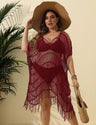Women Plus Size Fringed Bikini Cover - up | PRUSES - PRUSES