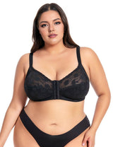 Women Plus Size Front Buckle Lace Bra | PRUSES - PRUSES