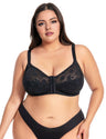 Women Plus Size Front Buckle Lace Bra | PRUSES - PRUSES