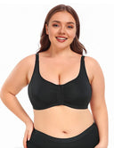 Women Plus Size Front Closure Pleated Wire - Free Bra | PRUSES - PRUSES
