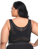 Women Plus Size Front Hook Body Shaping Long Bra | PRUSES - PRUSES