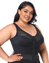 Women Plus Size Front Hook Body Shaping Long Bra | PRUSES - PRUSES