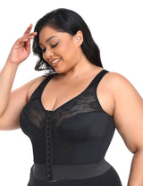 Women Plus Size Front Hook Body Shaping Long Bra | PRUSES - PRUSES