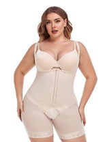 Women Plus Size Front Zipper Open Bust Shapewear - PRUSES