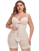 Women Plus Size Front Zipper Open Bust Shapewear - PRUSES