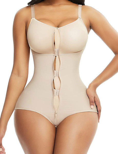 Women Plus Size Full Body Tummy Control Bodysuit Shapewear - PRUSES