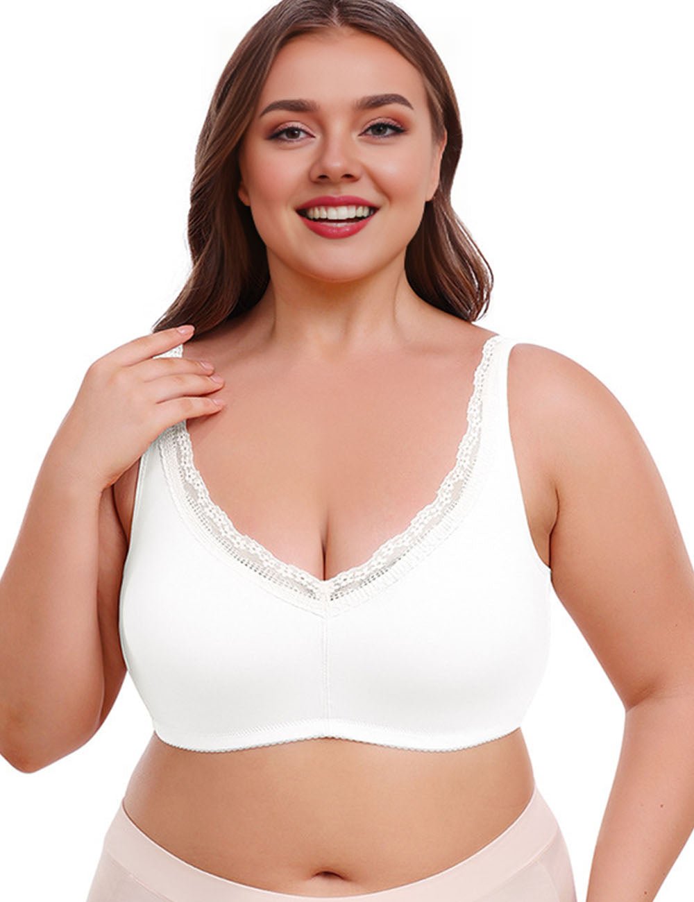 Women Plus Size Full Cup Thin Bra | PRUSES - PRUSES