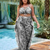 Women Plus Size Full Print 3 Bikini Set | PRUSES - PRUSES