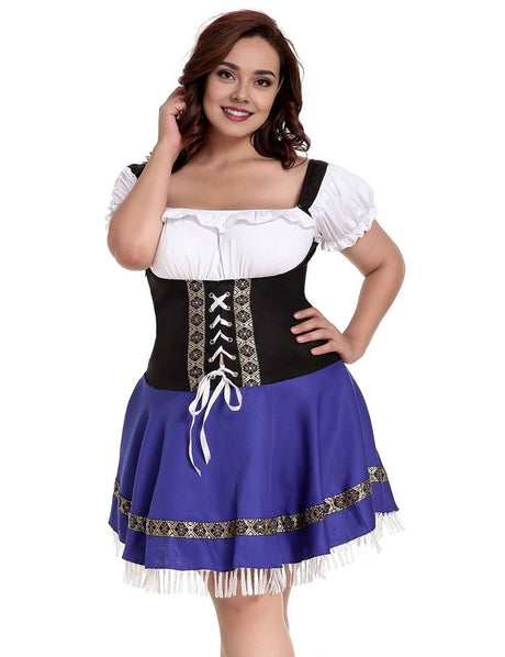 Women Plus Size German Beer Girl Costume Dress | PRUSES - PRUSES