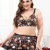 Women Plus Size Halloween Print Lingerie Set - PRUSES