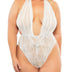 Women Plus Size Halter Tie Sheer Erotic Teddy | PRUSES - PRUSES