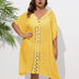 Women Plus Size Hand Crochet Patchwork Loose Bikini Cover - up - PRUSES