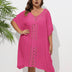Women Plus Size Hand Crochet Patchwork Loose Bikini Cover - up - PRUSES