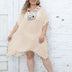 Women Plus Size Hand - Crocheted Flower Patchwork Tassel Cover Up | PRUSES - PRUSES