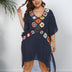 Women Plus Size Hand - Crocheted Mixed Color Patchwork Cover Up | PRUSES - PRUSES