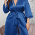 Women Plus Size High Quality Elegant Silk Robe - PRUSES