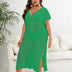 Women Plus Size Hollow Deep V Neck Cover Up | PRUSES - PRUSES