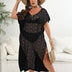 Women Plus Size Hollow Deep V Neck Cover Up | PRUSES - PRUSES