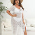 Women Plus Size Hollow Deep V Neck Cover Up | PRUSES - PRUSES