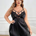 Women Plus Size Hollow Out Lace Plus Size Babydoll Dress | PRUSES - PRUSES