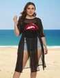 Women Plus Size Irregular Slit Cover Up | PRUSES - PRUSES
