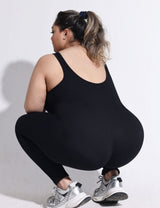 Women Plus Size Jumpsuit Seamless Hip Lift Yoga Wear | PRUSES - PRUSES