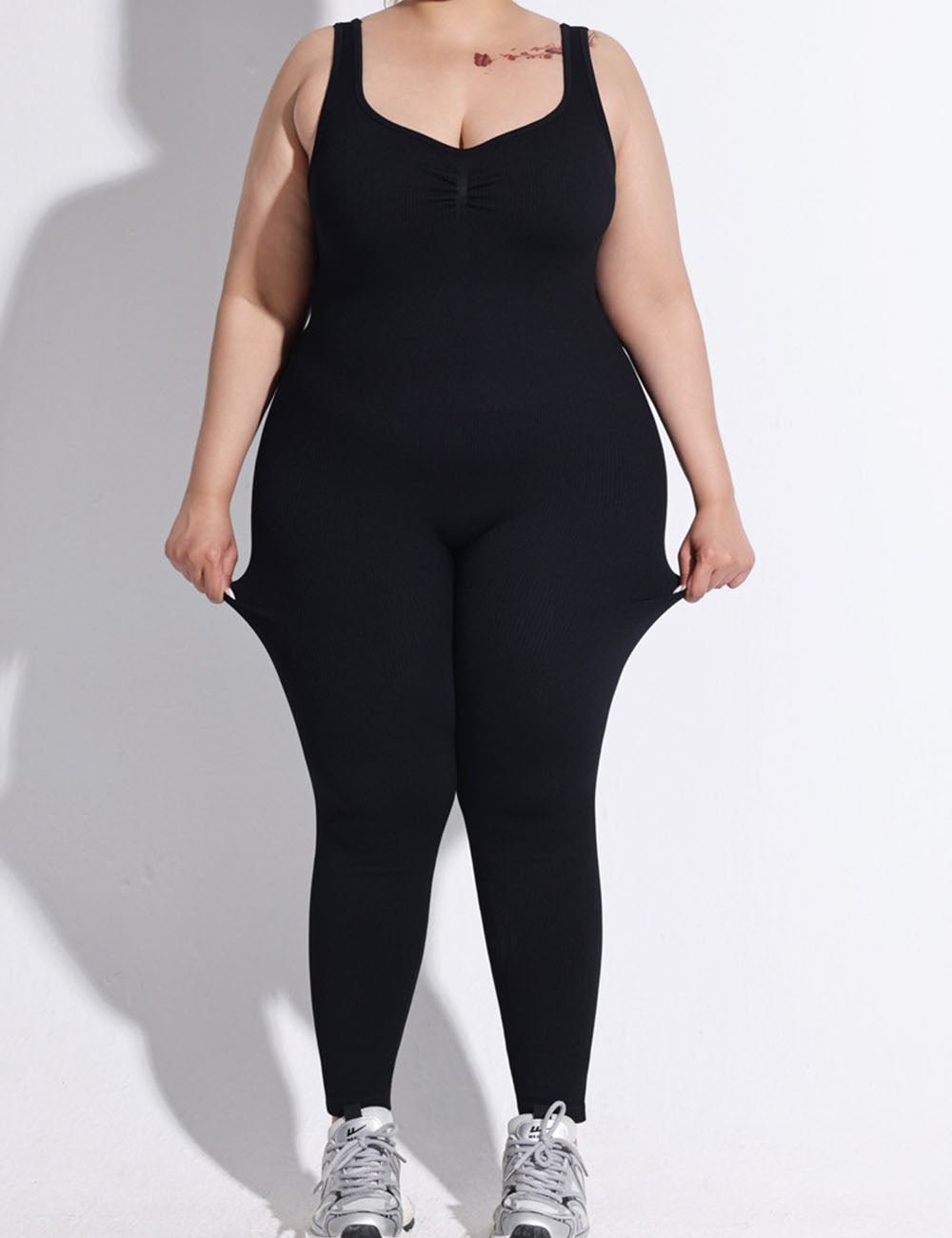 Women Plus Size Jumpsuit Seamless Hip Lift Yoga Wear | PRUSES - PRUSES
