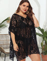 Women Plus Size Lace Bikini Cover Up - PRUSES