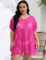 Women Plus Size Lace Bikini Cover Up - PRUSES