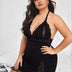 Women Plus Size Lace Halterneck Babydoll | PRUSES - PRUSES