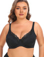 Women Plus Size Lace Jacquard Bra | PRUSES - PRUSES