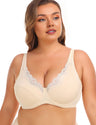 Women Plus Size Lace Jacquard Bra | PRUSES - PRUSES