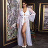 Women Plus Size Lace Mesh See - Through Robe | PRUSES - PRUSES