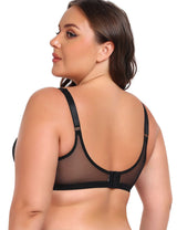 Women Plus Size Lace Mesh Transparent Bra | PRUSES - PRUSES