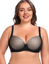 Women Plus Size Lace Mesh Transparent Bra | PRUSES - PRUSES